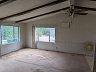 Living room before the whole-home remodel